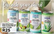 Coco Aqua Coconut Water Or Aloe Aqua Aloe Water Assorted-For Any 2 x 330ml