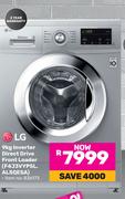 LG Inverter Direct Drive Front Loader F4J3VYP5L.ALSQESA-9kg