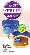 Vaseline Petroleum Jelly Assorted-For 1 x 450ml
