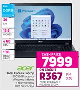 Acer 39cm (15.6") Intel Core i3 Laptop