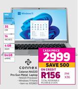 Connex 35cm (14") Celeron N4020 Pro Gun Metal Laptop