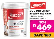 Plascon 20L True Colour Fresh White Paint