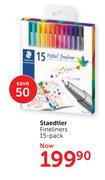 Steadtler Fineliners 15 Pack
