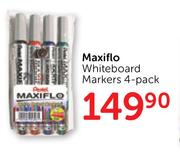 Maxiflo Whiteboard Markers 4 Pack