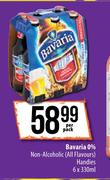 Bavaria 0% Non Alcoholic (All Flavours) Handies-6 x 330ml Per Pack
