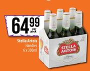 Stella Artois Handies-6 x 330ml Per Pack