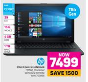 HP 39cm Intel Core i3 Notebook 