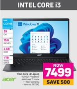 Acer 39cm Intel Core i3 Laptop