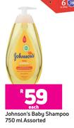 Johnson's Baby Shampoo Assorted-750ml Each