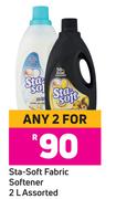 Sta Soft Fabric Softener Assorted-For 2 x 2L