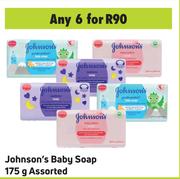 Johnson's Baby Soap Assorted-For 6 x 175g