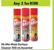 Mr Min Multi Surface Cleaner Assorted-For 3 x 300ml