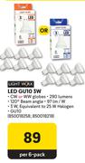 Lightworx LED GU10 3W-Per 6 Pack