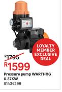 Warthog 0.37Kw Pressure Pump