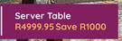 Priceton Server Table
