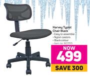 Harvey Typist Chair Black
