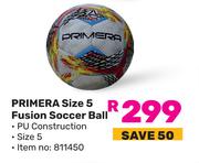 Primera Size 5 Fusion Soccer Ball