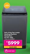 Defy 14Kg Top Loader Washing Machine (Manhattan) G-DTL-160