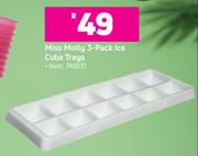 Miss Molly 3 Pack Ice Cube Tray