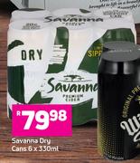 Savanna Dry Cans-6 x 330ml
