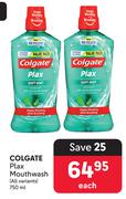 Colgate Plax Mouthwash (All Variants)-750ml Each