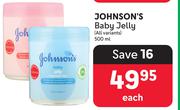 Johnson's Baby Jelly (All Variants)-500ml Each