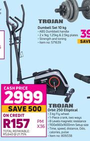 Trojan orbit 250 elliptical outlet