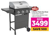 Expert Grill 3 Burner Patio Gas Braai