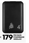 Pro Bass Powerbank 4000 Mah