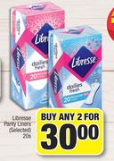 Libresse Panty Liners (Selected)-For Any 2 x 20's