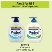 Protex Handwash (All Variants)-For Any 2 x 350ml
