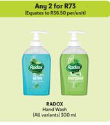 Radox Hand Wash (All Variants)-For Any 2 x 300ml