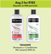Tresemme Shampoo Or Conditioner (All Variants)-For Any 2 x 900ml