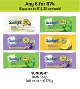 Sunlight Bath Soap (All Variants)-For Any 6 x 175g