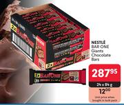 Nestle Bar One Giants Chocolate Bars-24 x 84g
