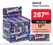 Nestle Giant Smarties-24 x 70g