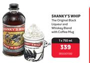 Shanky's Whip The original Black Whiskey Bled With Coffee Mug 850001136-1 x 750ml