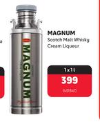 Magnum Scotch Malt Whisky Cream Liqueur 431347-1 x 750ml