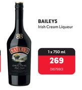 Baileys Irish Cream Liqueur 967980-1 x 750ml