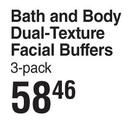 Cleanlogic Bath And Body Dual-Texture Facial Buffers-3 Pack