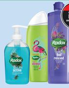Radox Body Wash 400ml Or Foam Bath 500ml Assorted-Each