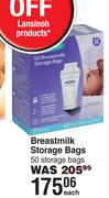 Lansinoh Breastmilk Storage Bags 50 Storage Bags-Each