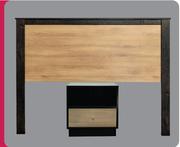 Lydia Queen Headboard (Black Oak)