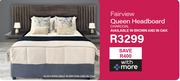 Fairview Queen Headboard (Charcoal)