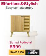 Slatted Pedestal