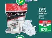 Dquip 2 Point Adaptor 5 Pack-Per Pack