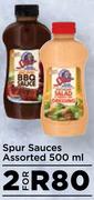 Spur Sauces Assorted-For 2 x 500ml