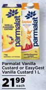 Parmalat Vanilla Custard Or EasyGest Vanilla Custard-1Ltr Each
