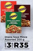 Imana Soya Mince Assorted-For Any 3 x 200g