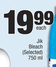 Jik Bleach (Selected)-750ml Each